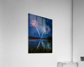 Reflections of fireworks  Acrylic Print