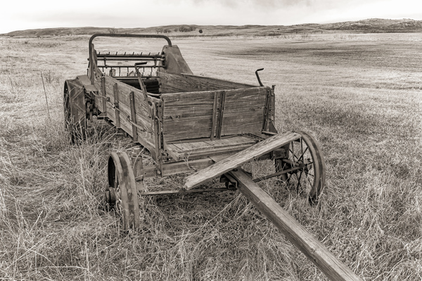 Nebraska hay wagon Digital Download