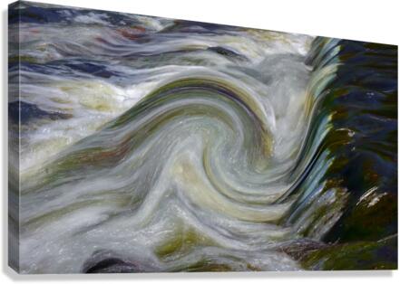 Swirling waters  Canvas Print