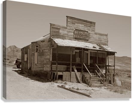  Rhyolite Nevada ghost store  Canvas Print