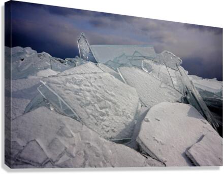 Superior Plate Ice  Canvas Print