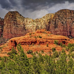  Storm clouds in Sedona