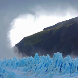  Blue ice glacier Chile