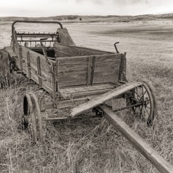 Nebraska hay wagon