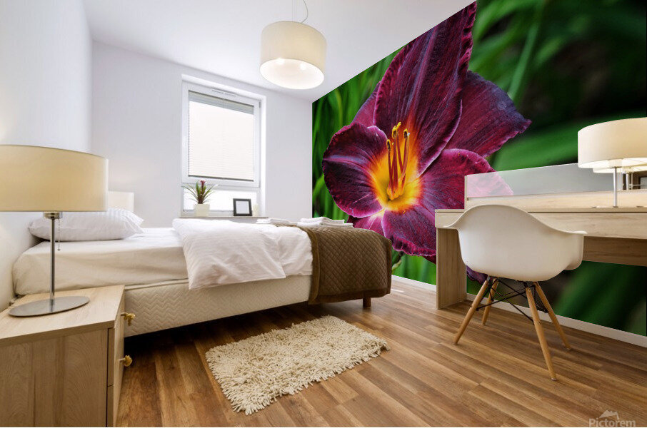 Purple Lilly Mural print