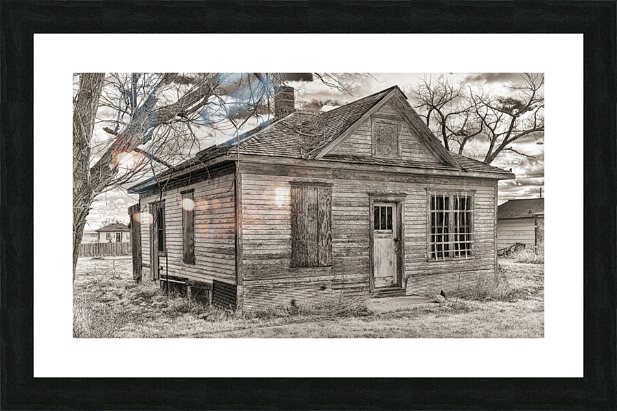 Farmhouse disrepair  Framed Print Print