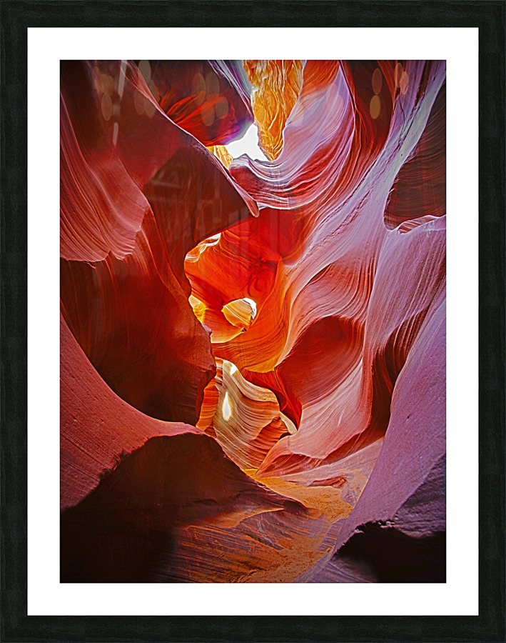 Arizona slot canyons  Framed Print Print