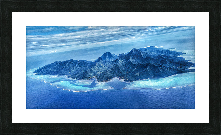 Island ofTahiti  Framed Print Print