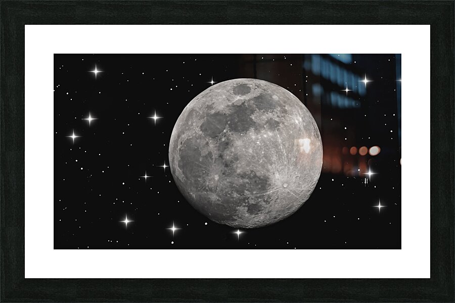 Full Moon  Framed Print Print