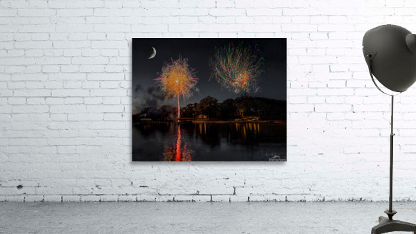 Lakeside Fireworks in Minnesota by Jim Radford