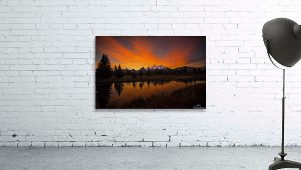 Teton Mountain Sunset by Jim Radford