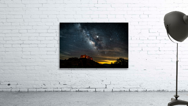  Milky Way and Mars by Jim Radford