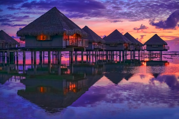 Twilight in Tahiti by Jim Radford