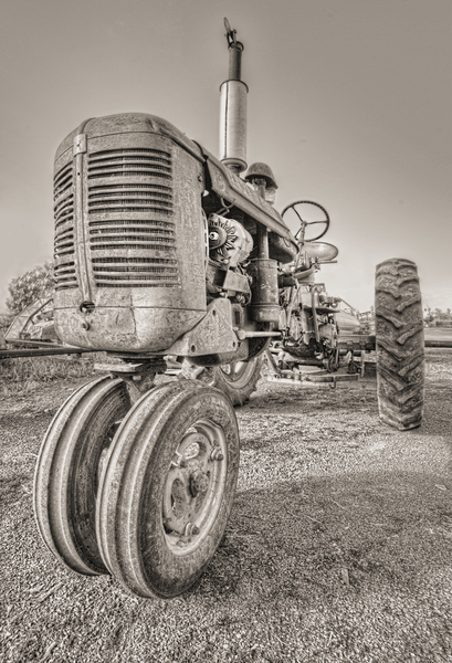 Farmall tractor by Jim Radford