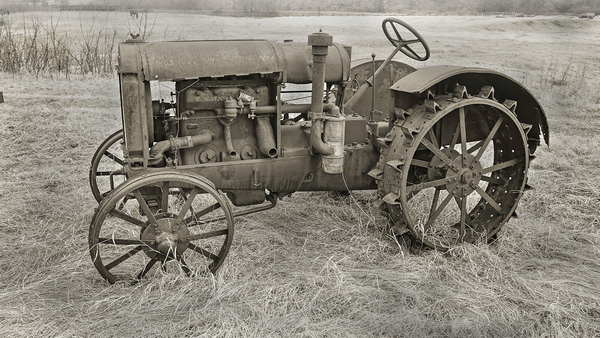 McCormick Deering tractor by Jim Radford