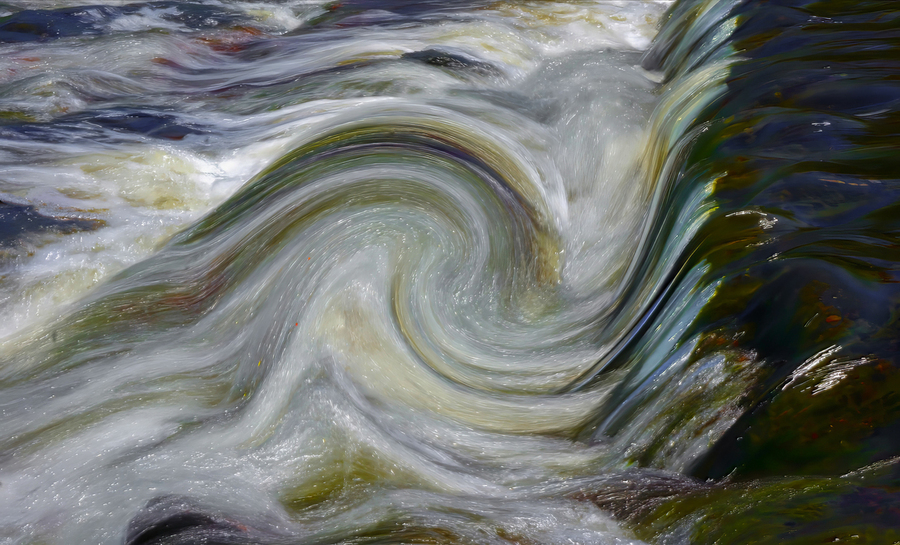 Swirling waters  Print