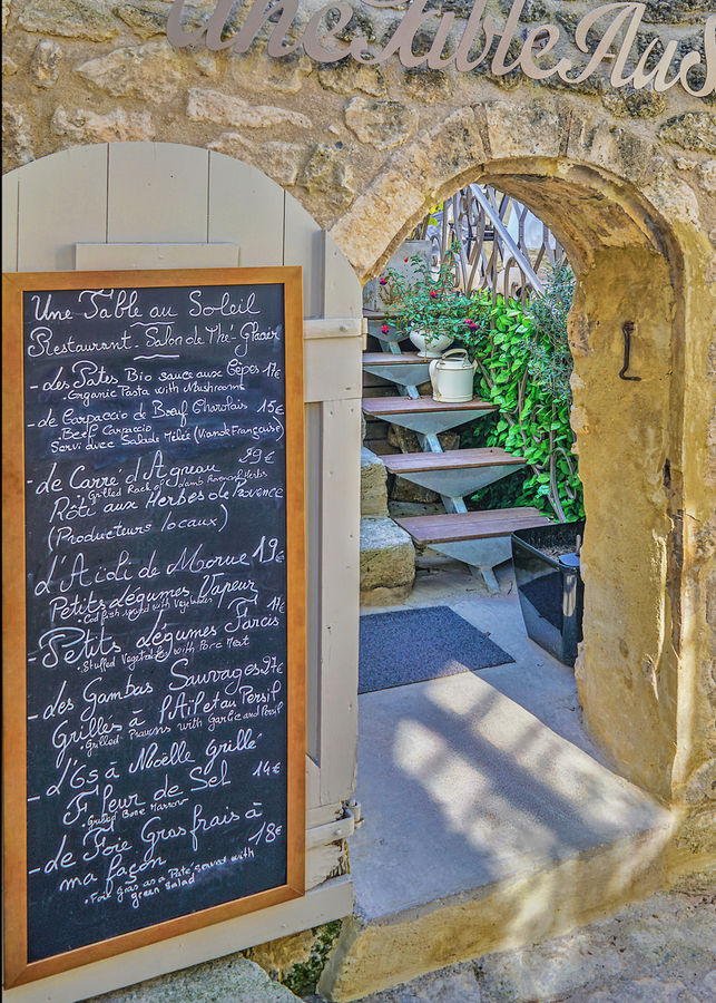 Savory menus of France  Print
