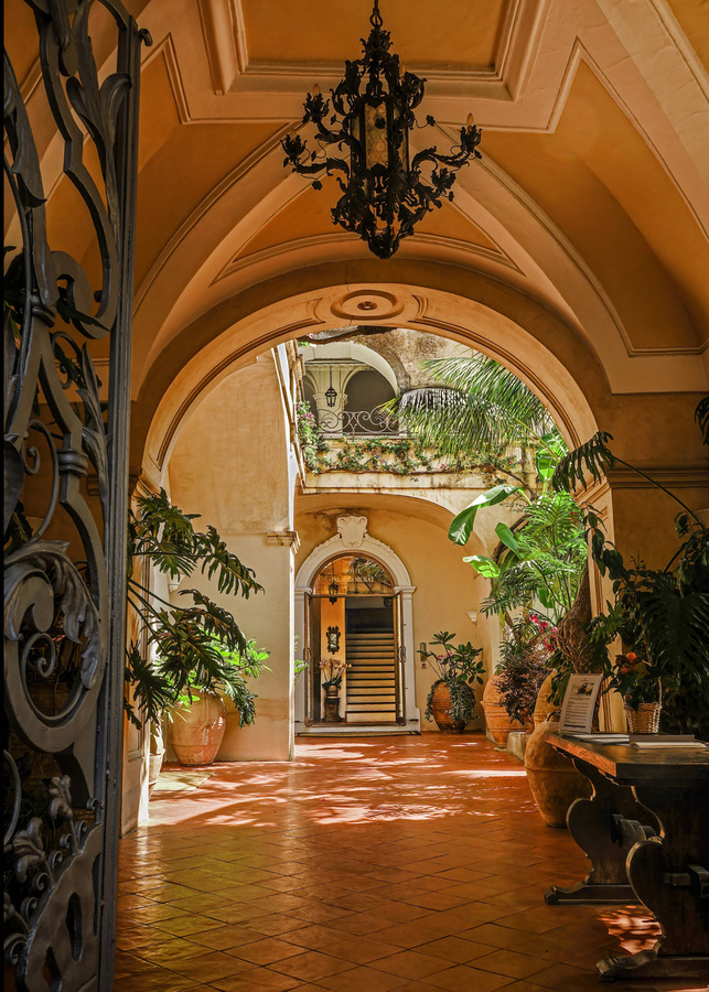 Hotel arches of Positano  Print