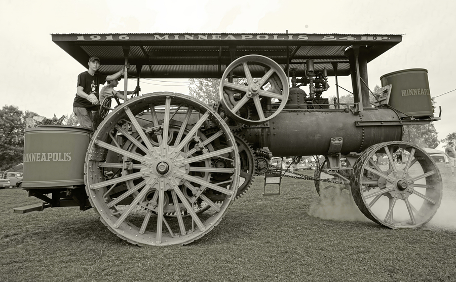 Minnesota steam engine  Print