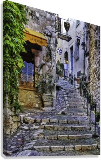 Steps in  France Canvas print