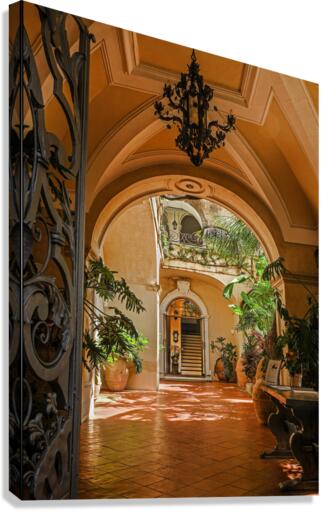 Hotel arches of Positano  Impression sur toile