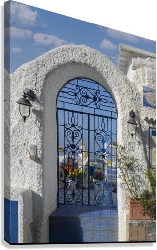 Gated entry  Impression sur toile