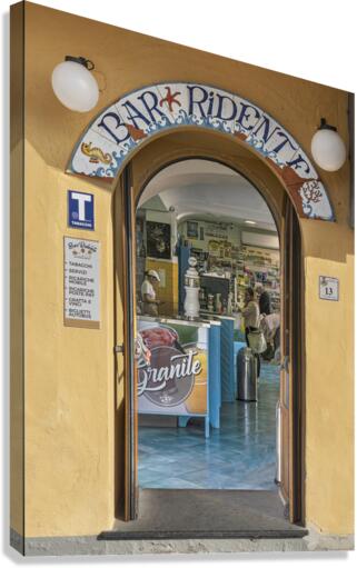 General store in Ischia  Impression sur toile