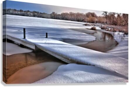 Snail Lake in Winter  Impression sur toile