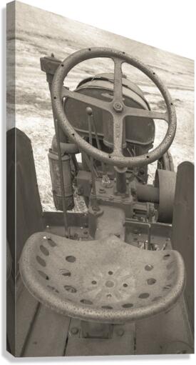Model F Fordson tractor  Impression sur toile