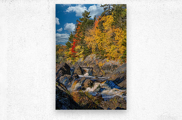 River Fall Colors  Metal print
