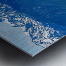 Olympic mountain range Impression metal