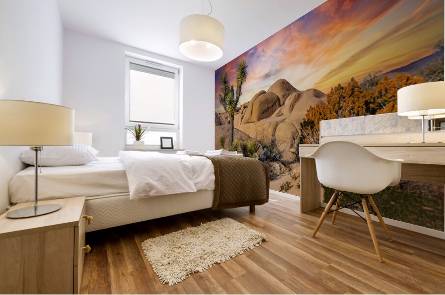 Joshua tree landscape Mural print