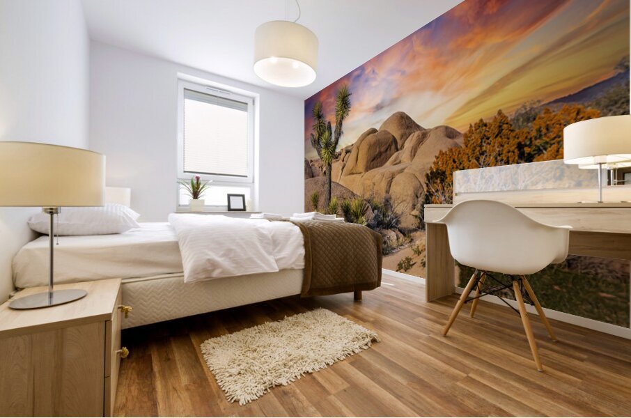 Joshua tree landscape Impression murale