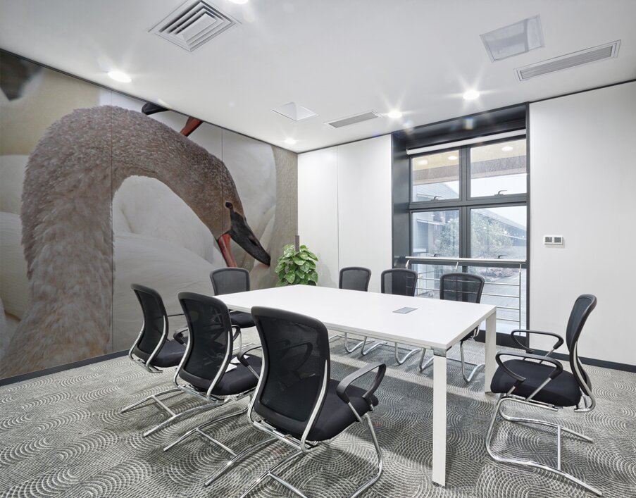 Pecking Trumpets Wall Printing