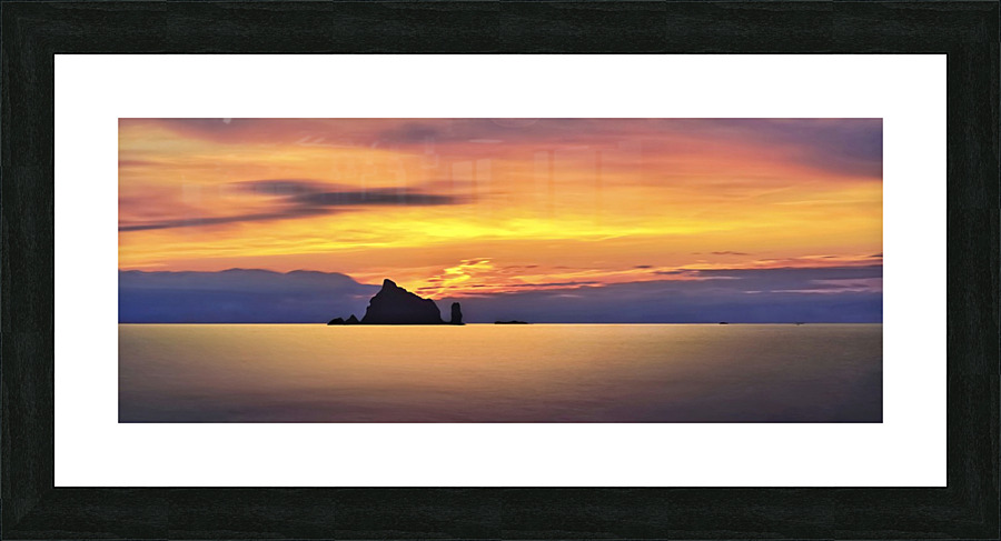 Olympic Sunset  Framed Print Print