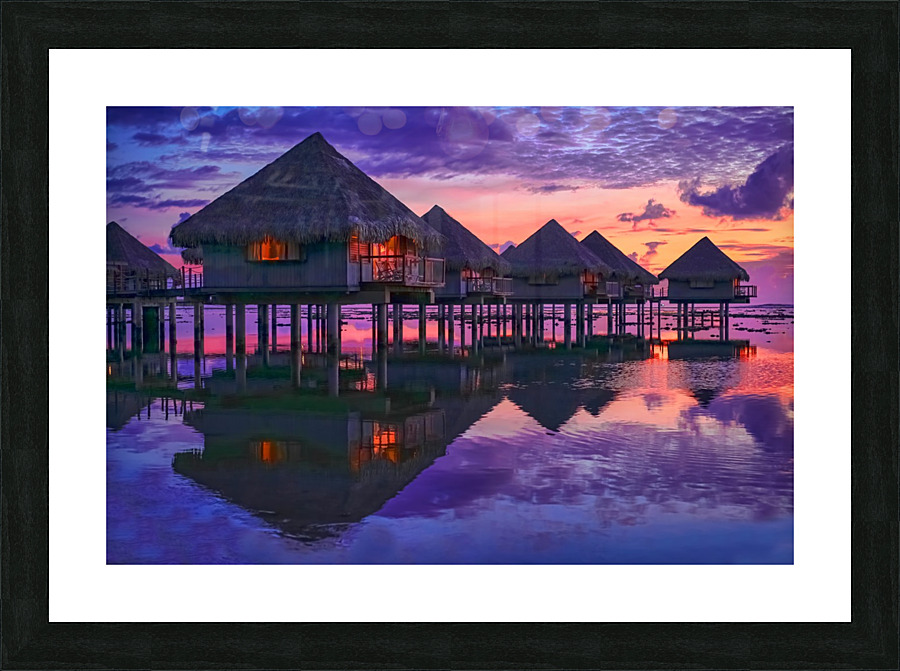 Twilight in Tahiti Picture Frame print