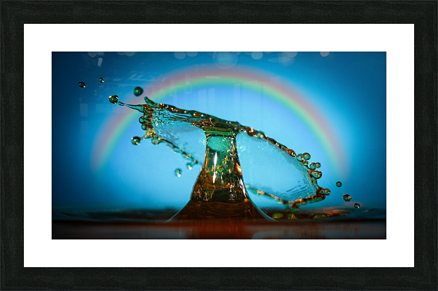 Drops of Color Picture Frame print