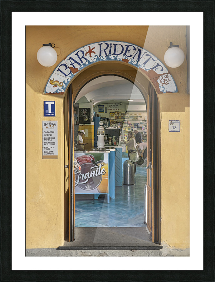 General store in Ischia Picture Frame print