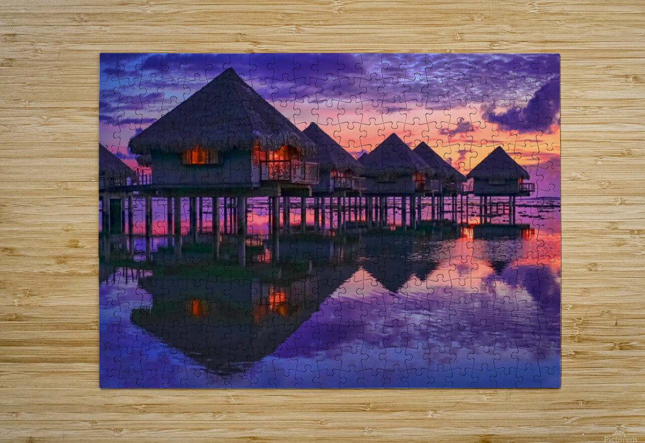 Twilight in Tahiti Jim Radford Puzzle printing