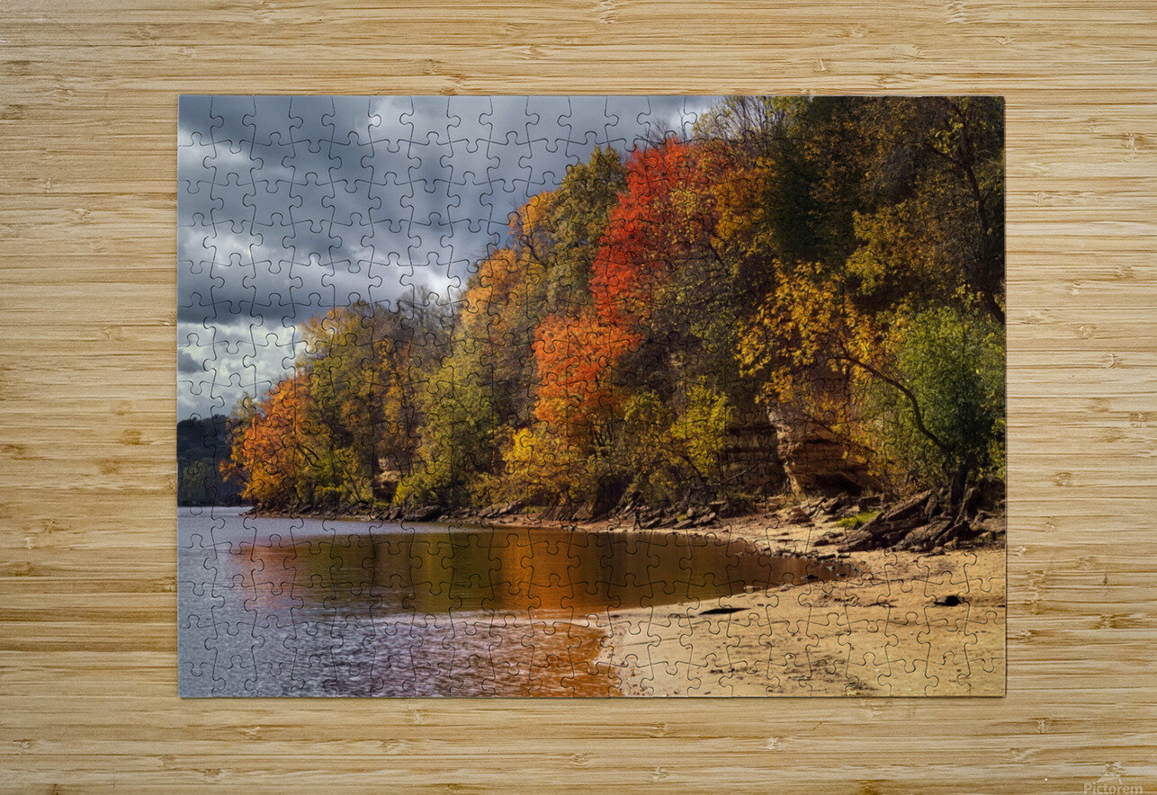 St Croix Colors  HD Metal print with Floating Frame on Back