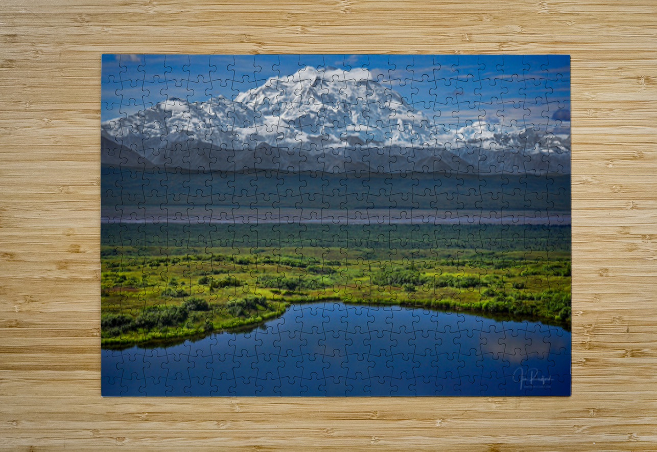 Mount Denali - Alaska Jim Radford Puzzle printing