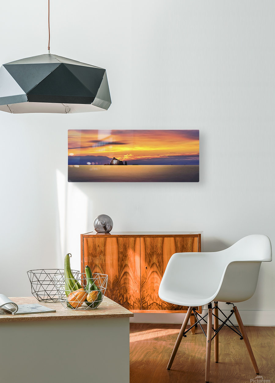 Olympic Sunset  HD Metal print with Floating Frame on Back