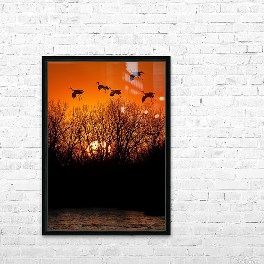 Dawn patrol over the Platte HD Sublimation Metal print with Decorating Float Frame (BOX)