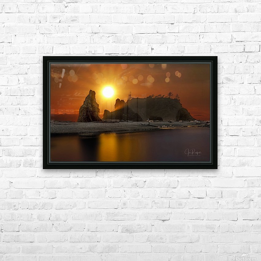 Ruby Stacks Sunset HD Sublimation Metal print with Decorating Float Frame (BOX)