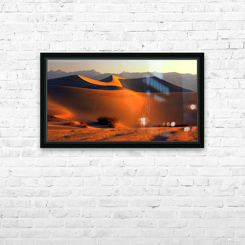 Mesquite Dunes at Dusk HD Sublimation Metal print with Decorating Float Frame (BOX)
