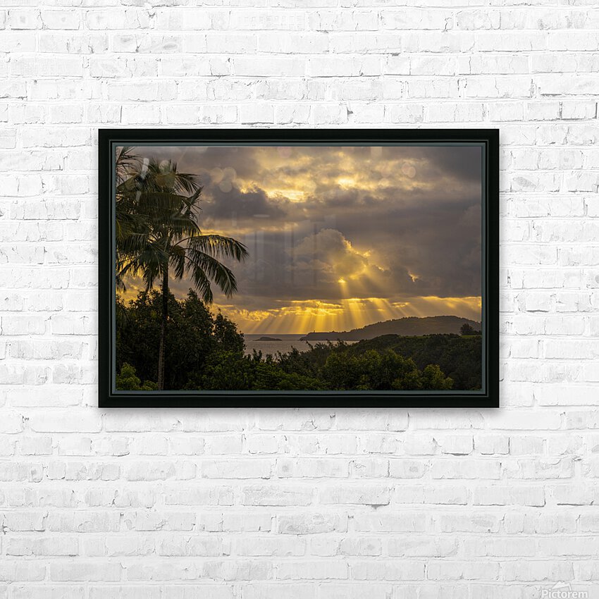 Good Morning Sunshine HD Sublimation Metal print with Decorating Float Frame (BOX)