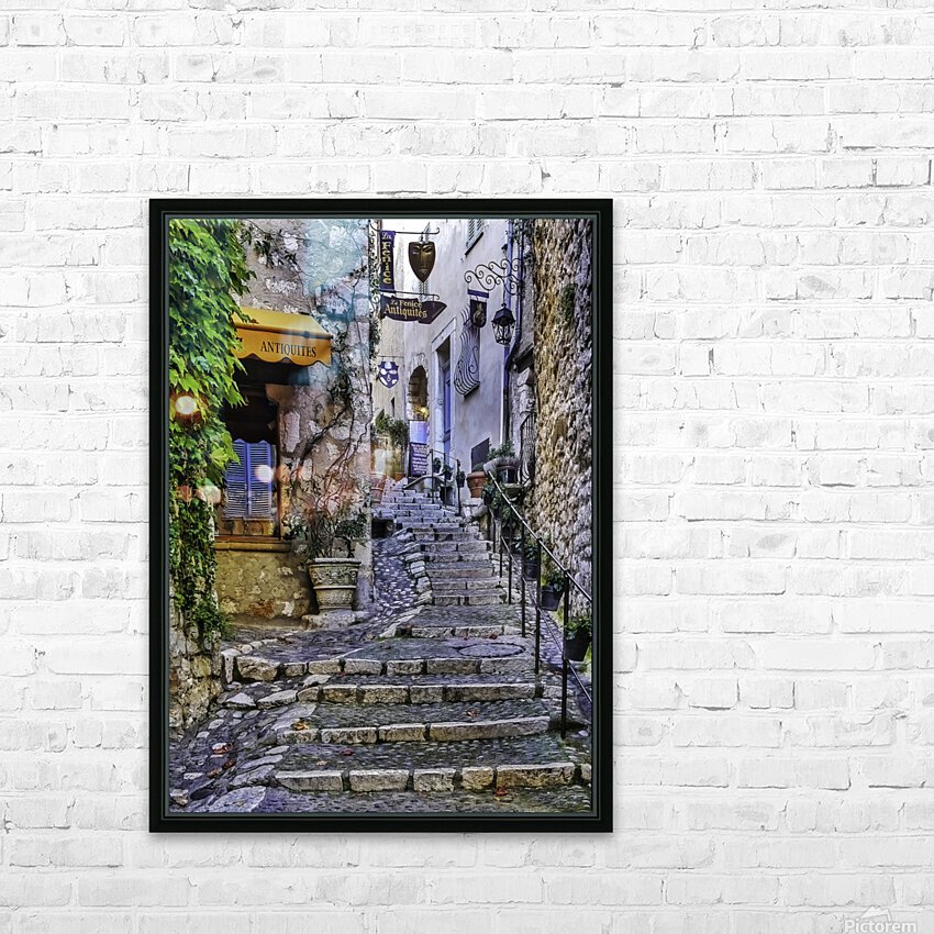 Steps in  France HD Sublimation Metal print with Decorating Float Frame (BOX)